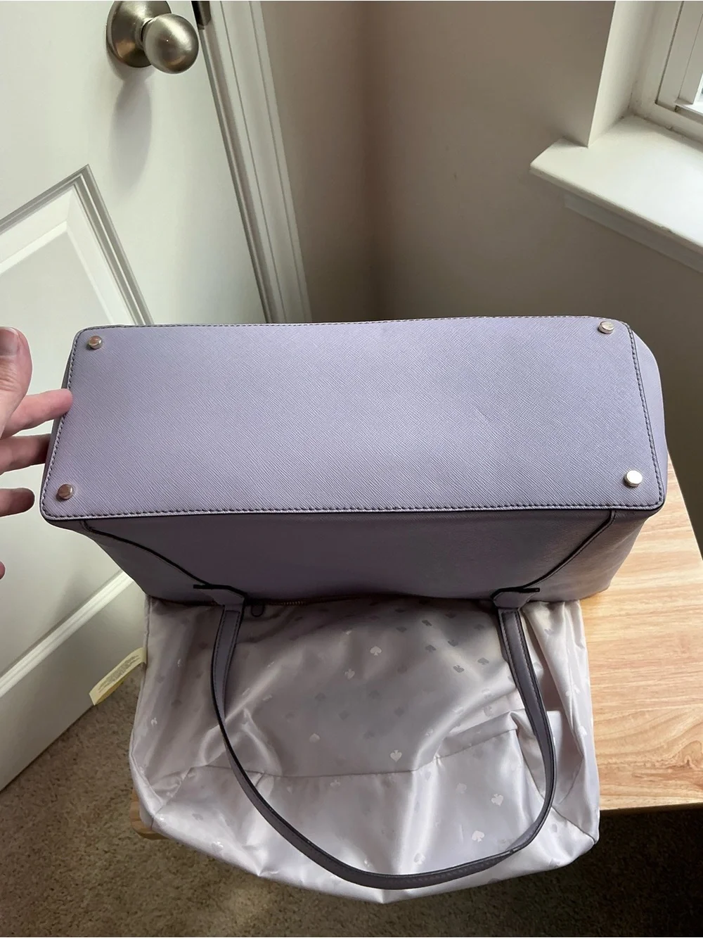 kate spade Cameron Lavender Saffiano Leather Tote